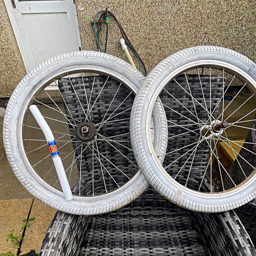 Bmx 20in wheel set - gt,