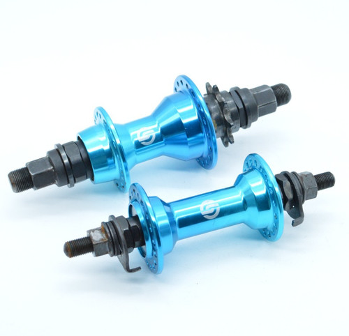 Salt bmx hub set blue - set, 110x14mm