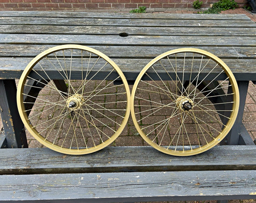 20in bmx wheel set painted - 20in,