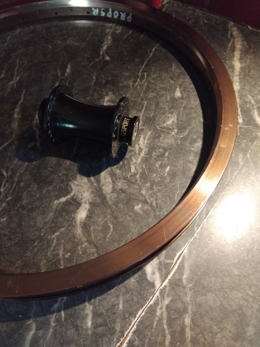 Bmx proper rim - gsport, hub