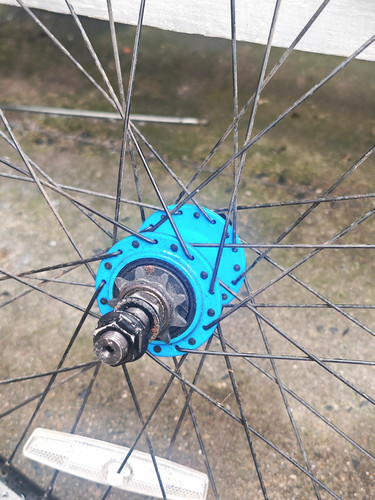 Bmx rear wheel - wheel, clincher