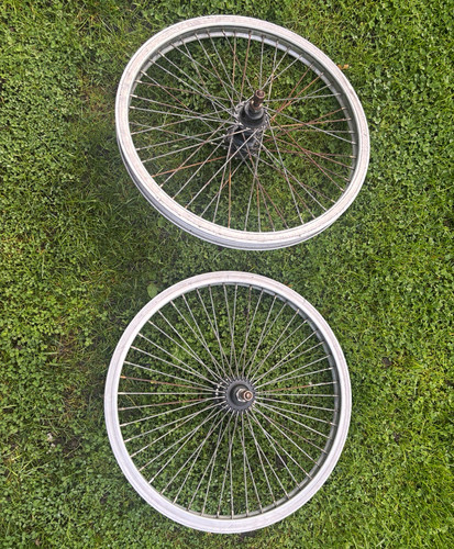 Bmx 20in wheelset silver - gt,